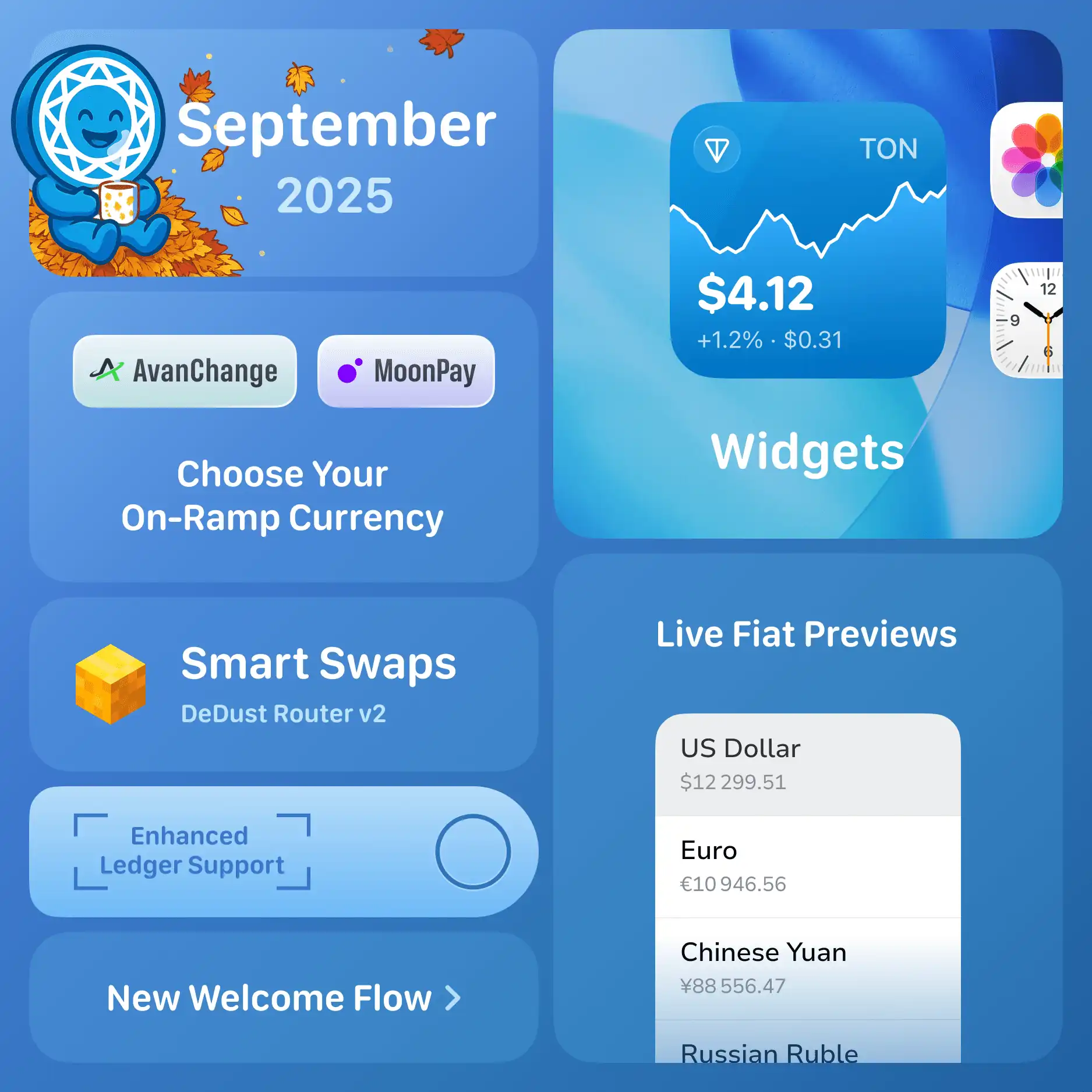 Handy Widgets, Smart Swaps, Enhanced Ledger Support and More